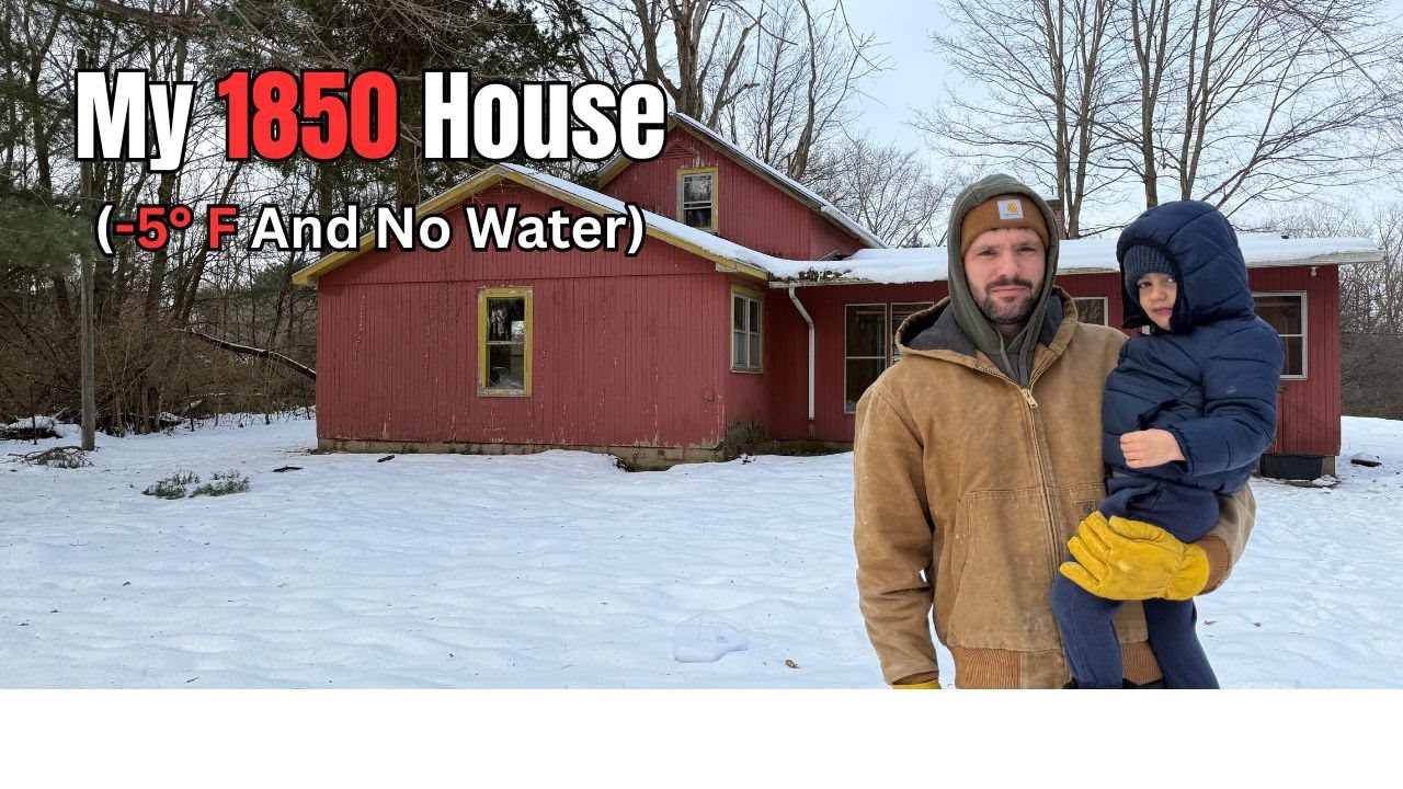 Surviving -5°F While Tearing Apart My 1850 Home | Frozen Pipes & Full Demo