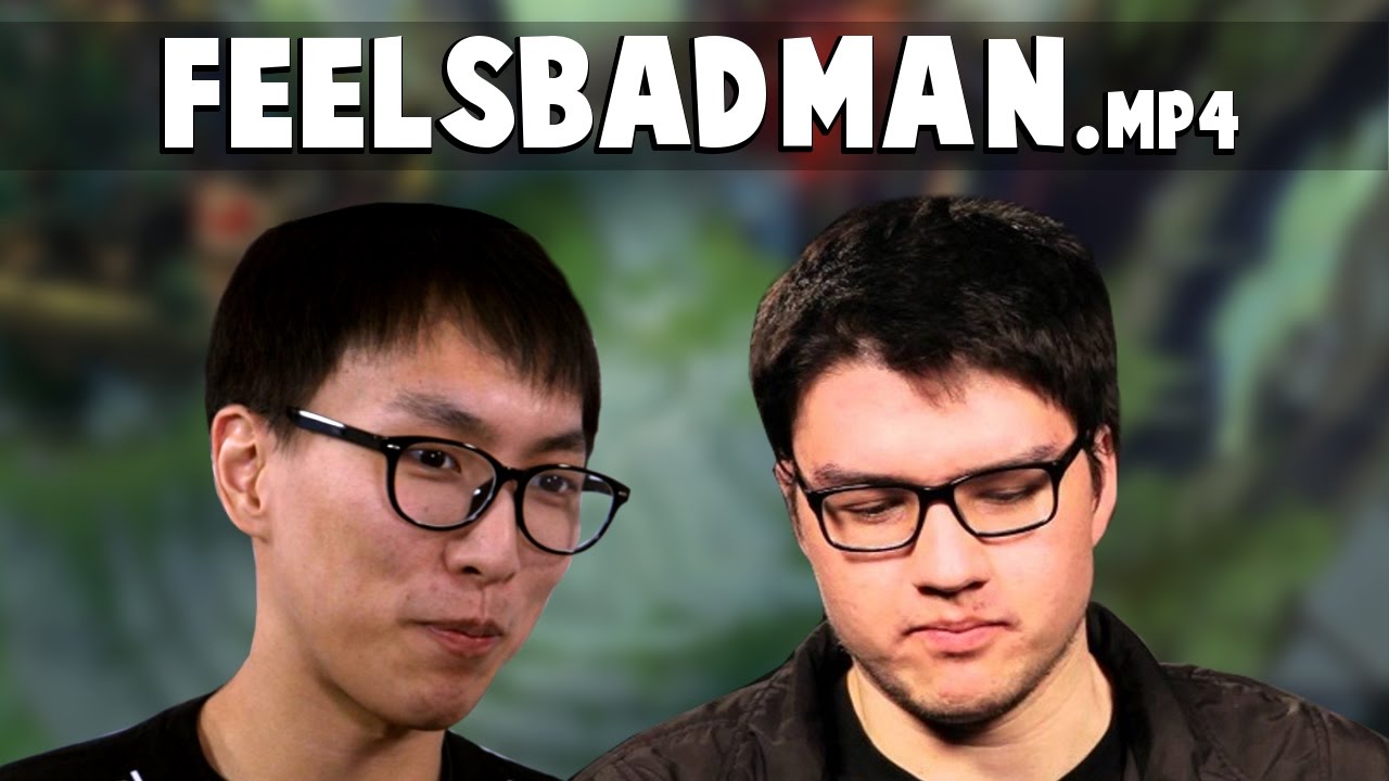 feelsbadman.mp4 | Funny LoL Series #45 (ft.Doublelift, Dyrus, Krepo, Imaqtpie, Nightblue3..)