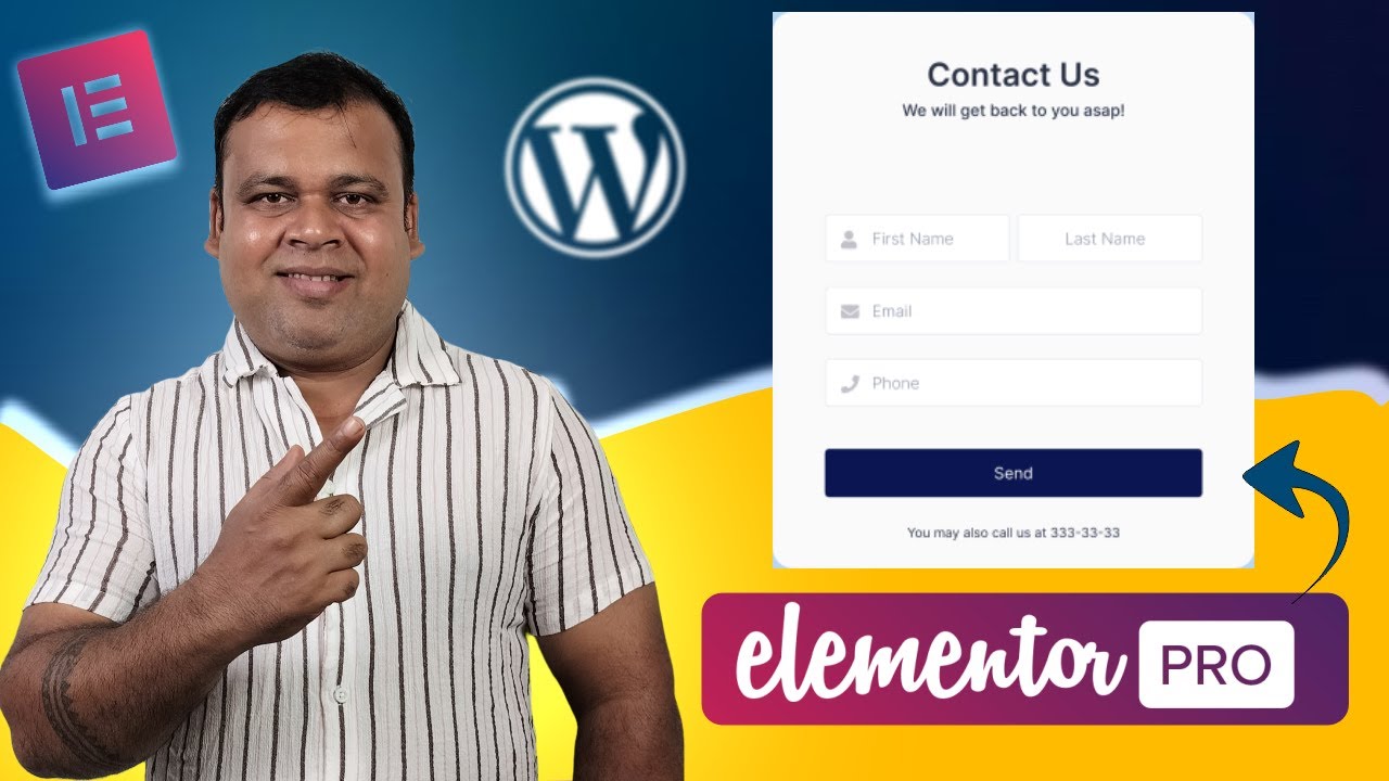 How to setup contact form in Wordpress | Elementor pro contact form setup (in hindi)