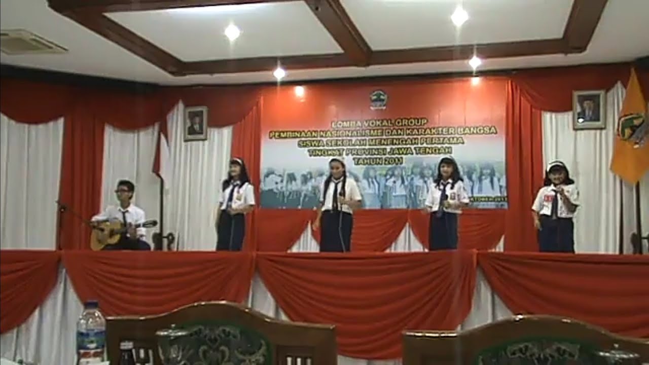 SMPN 2 Klaten Lomba Vocal Group tingkat Provinsi Jawa Tengah