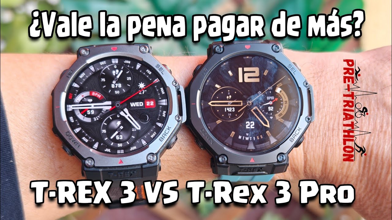 👉 Amazfit T-Rex 3 vs T-Rex 3 Pro 🔥 ¿Cuál merece la pena? Comparativa completa en español