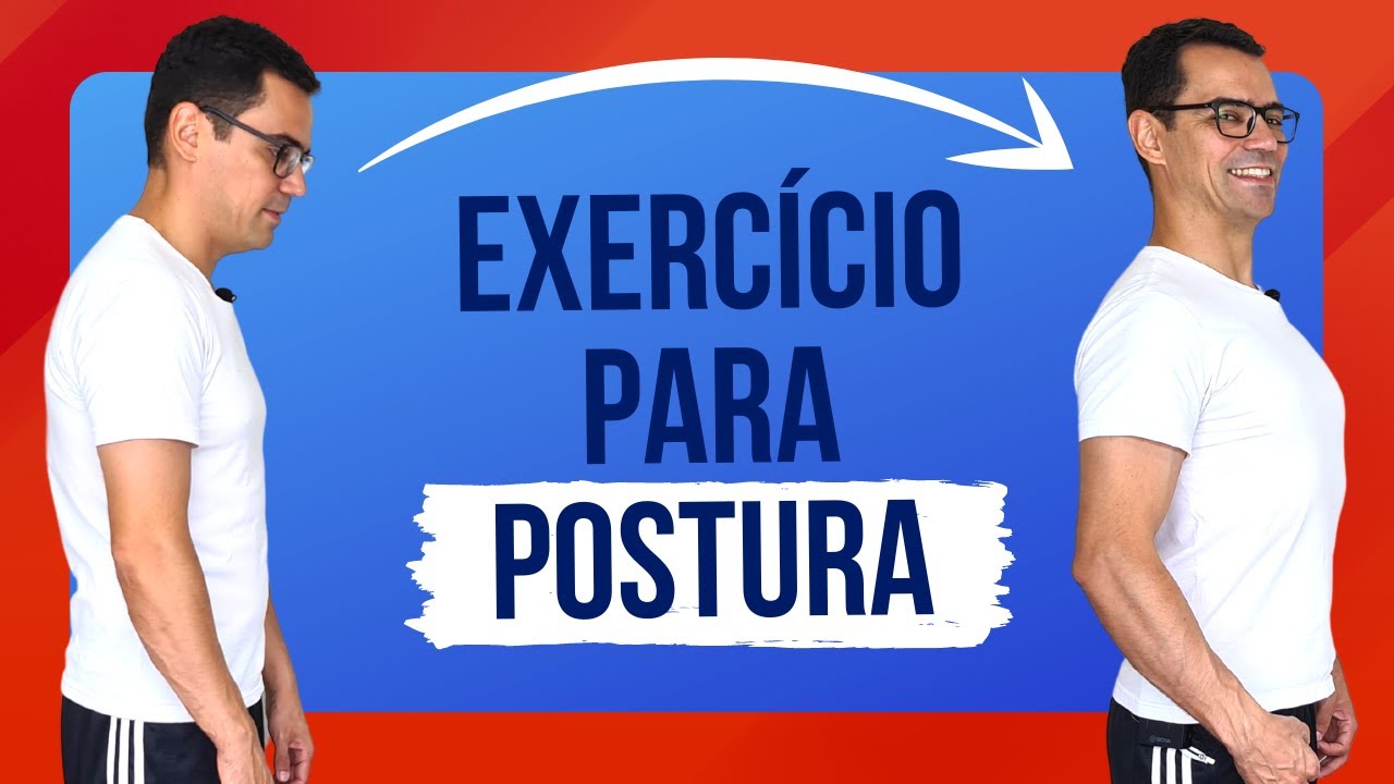 SOLUÇÃO PARA ARRUMAR A POSTURA | Exercícios para corrigir corcunda em casa