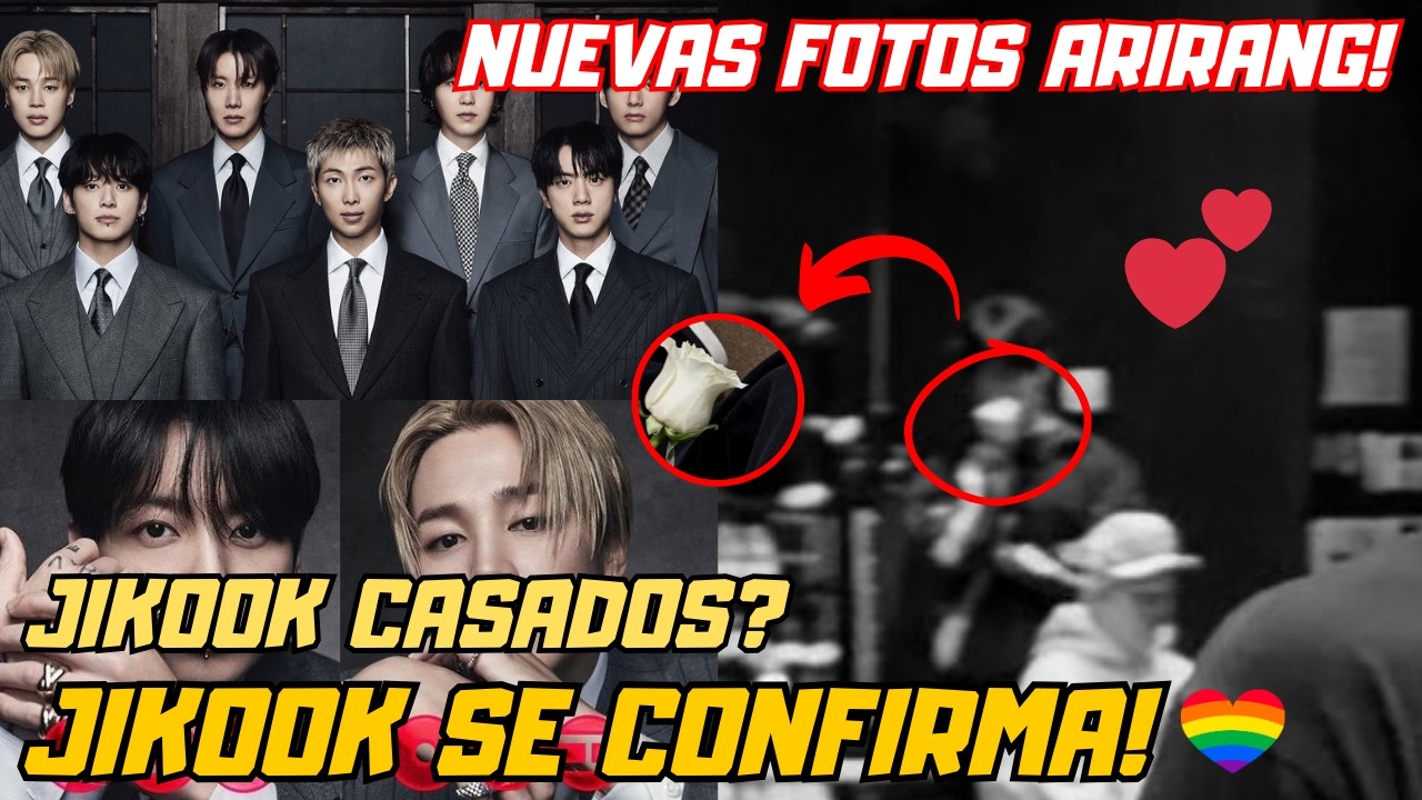 JIKOOK CONFIRMADO!💜 JIMIN LE REGALÓ UNA FLOR? Y NUEVAS FOTOS ARIRANG!