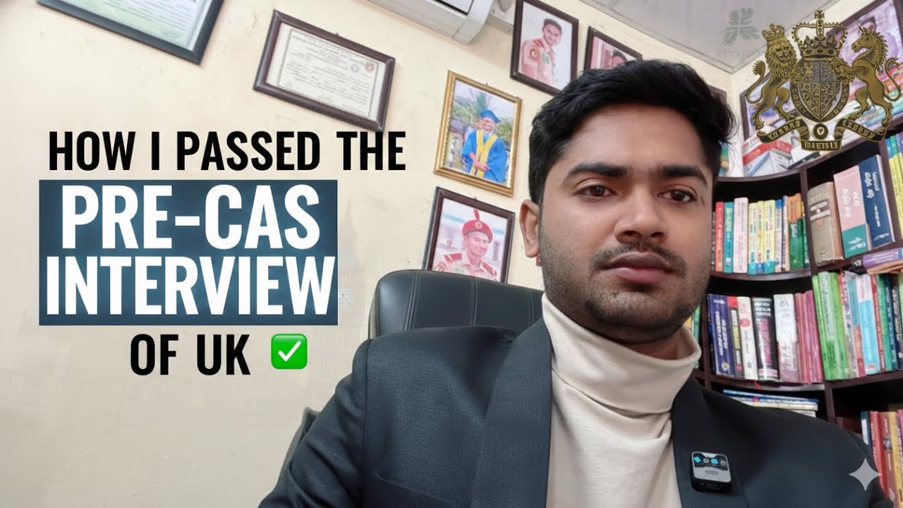 How to pass Pre Cas interview of UK 🇬🇧 2026 | 