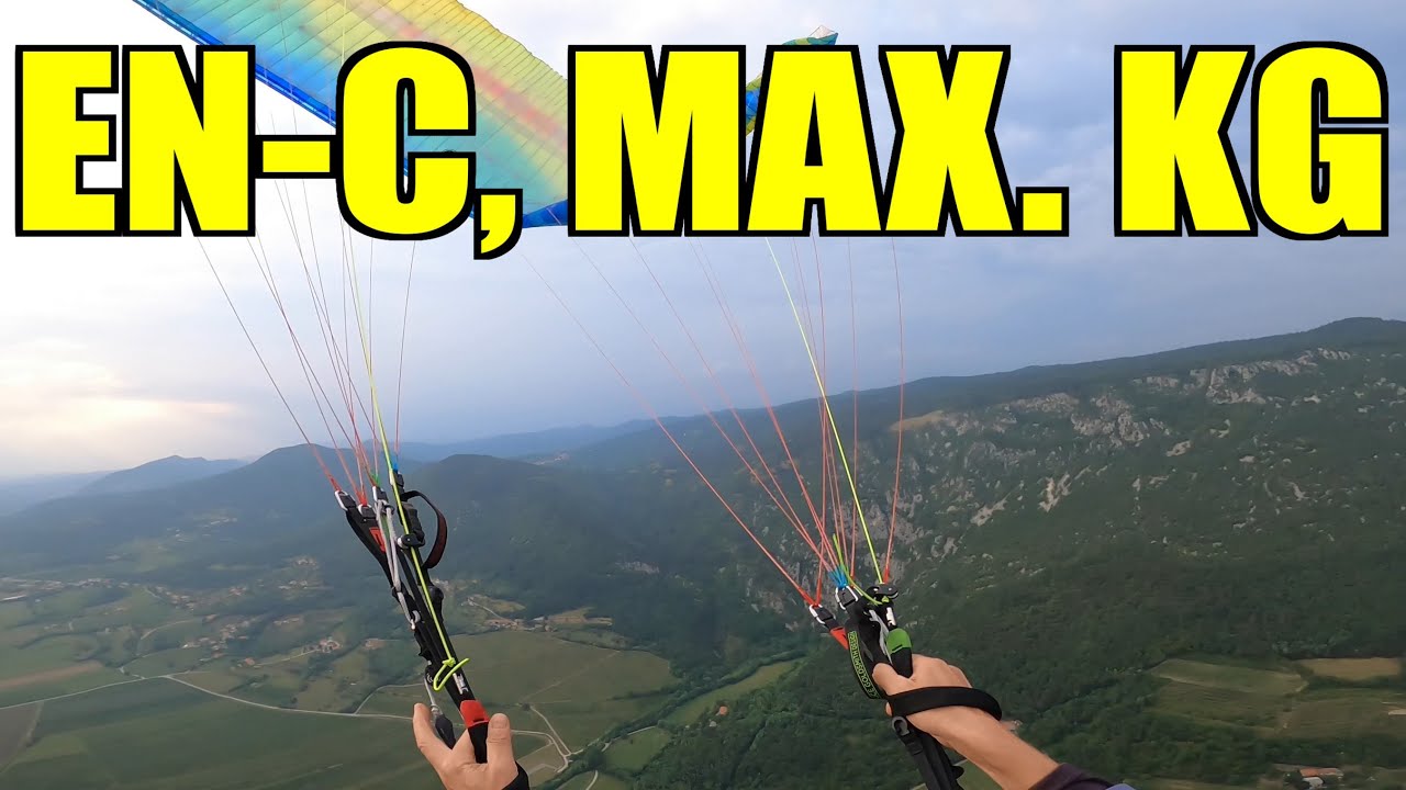Paragliding Lijak, Slovinsko - zkouška BGD Cure 2 (EN-C) ve velikosti S na max. zatížení (30.7.2021)