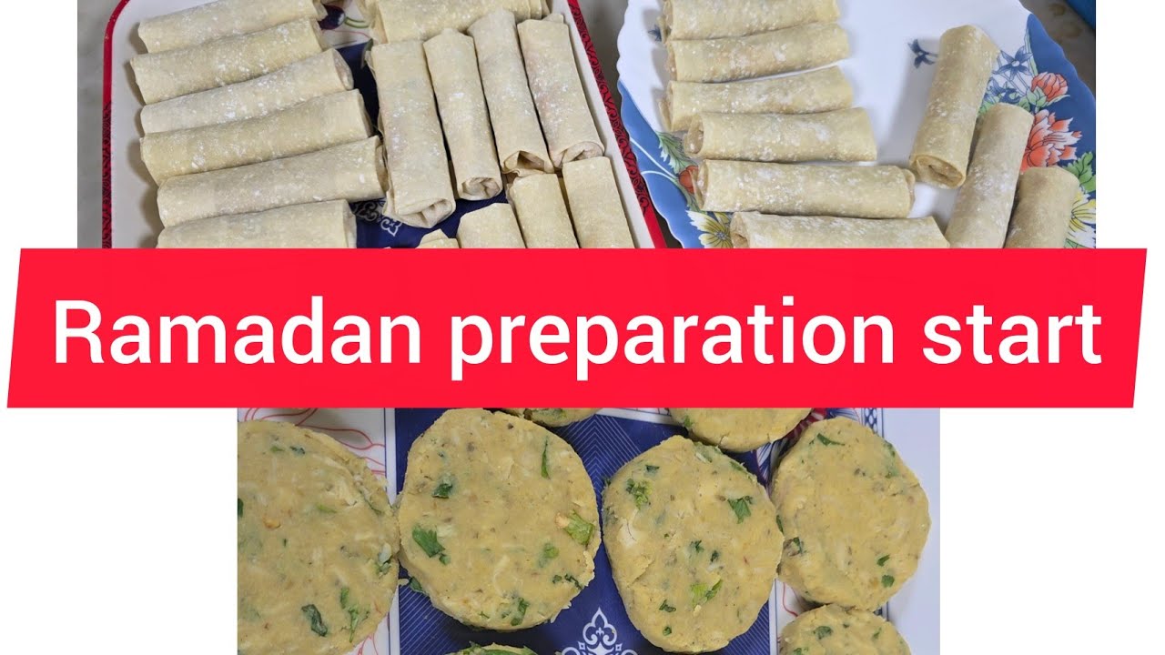 Made shami kebab and chicken spring rolls #easyrecipe #homemade #ramadan #viralvideoRamadan 