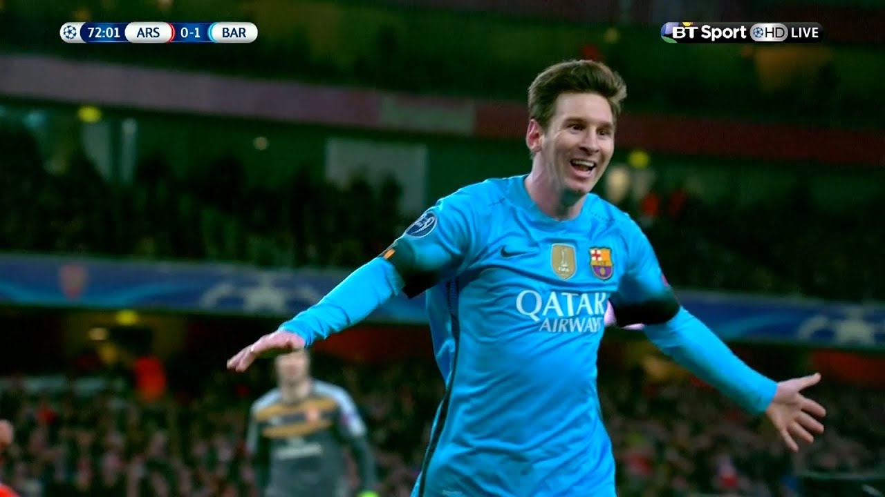 Lionel Messi vs Arsenal (Away) 23/02/16 HD