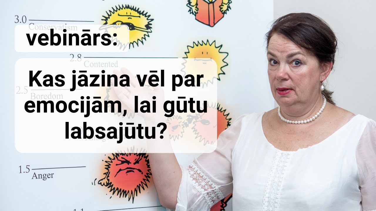 Kas jāzina vēl par emocijām, lai gūtu labsajūtu? #inga cironoka #LDC