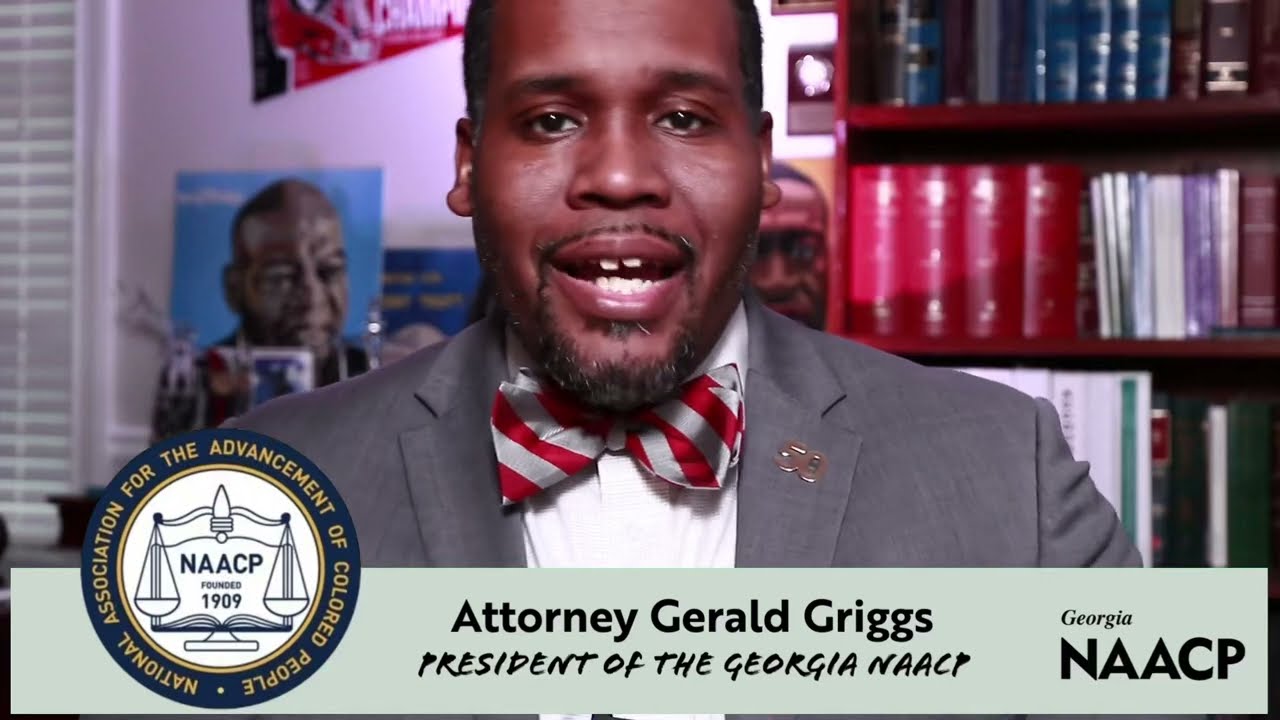 Georgia NAACP President Gerald Griggs officially announces his re-election bid.