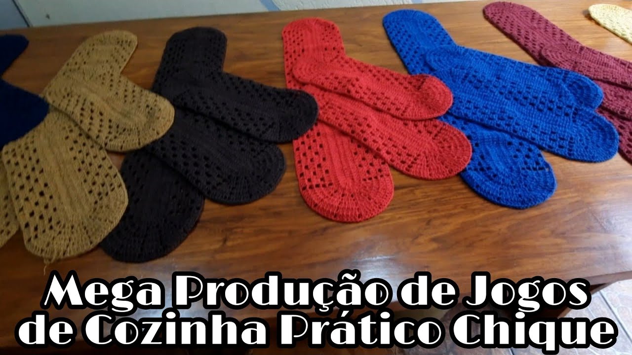 MEGA PRODU&Ccedil;&Atilde;O DE JOGOS DE COZINHA PR&Aacute;TICO CHIQUE|fa&ccedil;a, venda e lucre 💰🤑🧶| @RoyalSnap6868