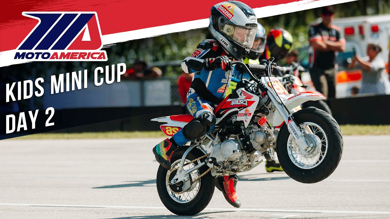 Kids Motorcycle Racing! Full Day 2: Mission Mini Cup by Motul National Final | MotoAmerica Minibikes