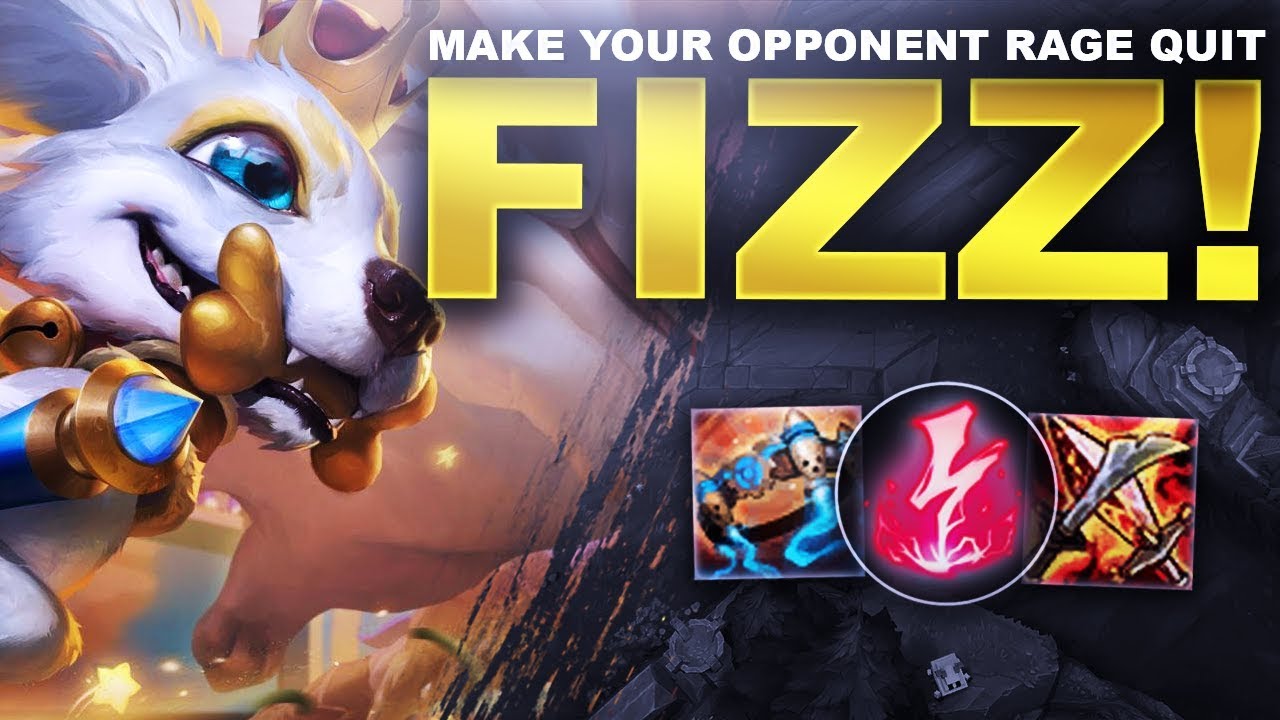 HOW TO MAKE YOUR OPPONENT RAGE QUIT! FIZZ! - League & Chill | League of Legends