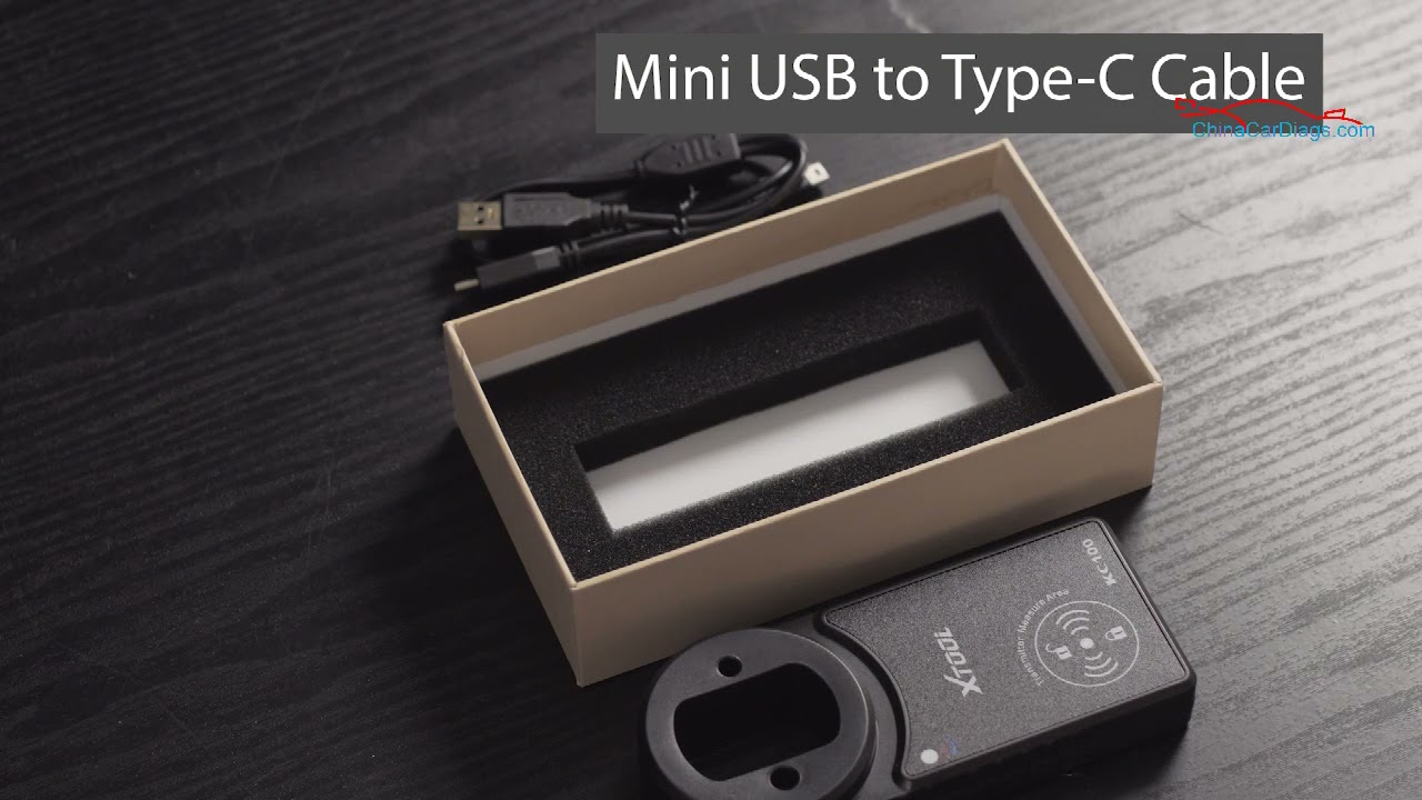 XTOOL KC100 VW 4th & 5th IMMO Adapter Unboxing