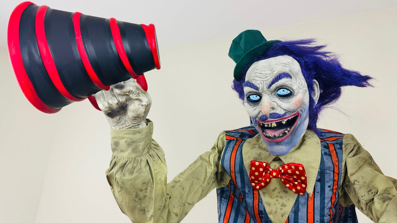 Carnival Barker Animatronic Morris Costumes Unboxing & Demo