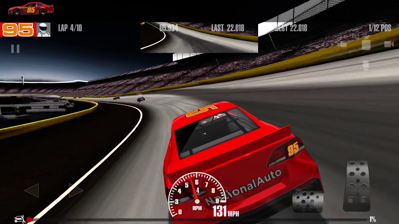 Stock Car Racing Gameplay(ft. Lighting McQueen’s Car Recreation)