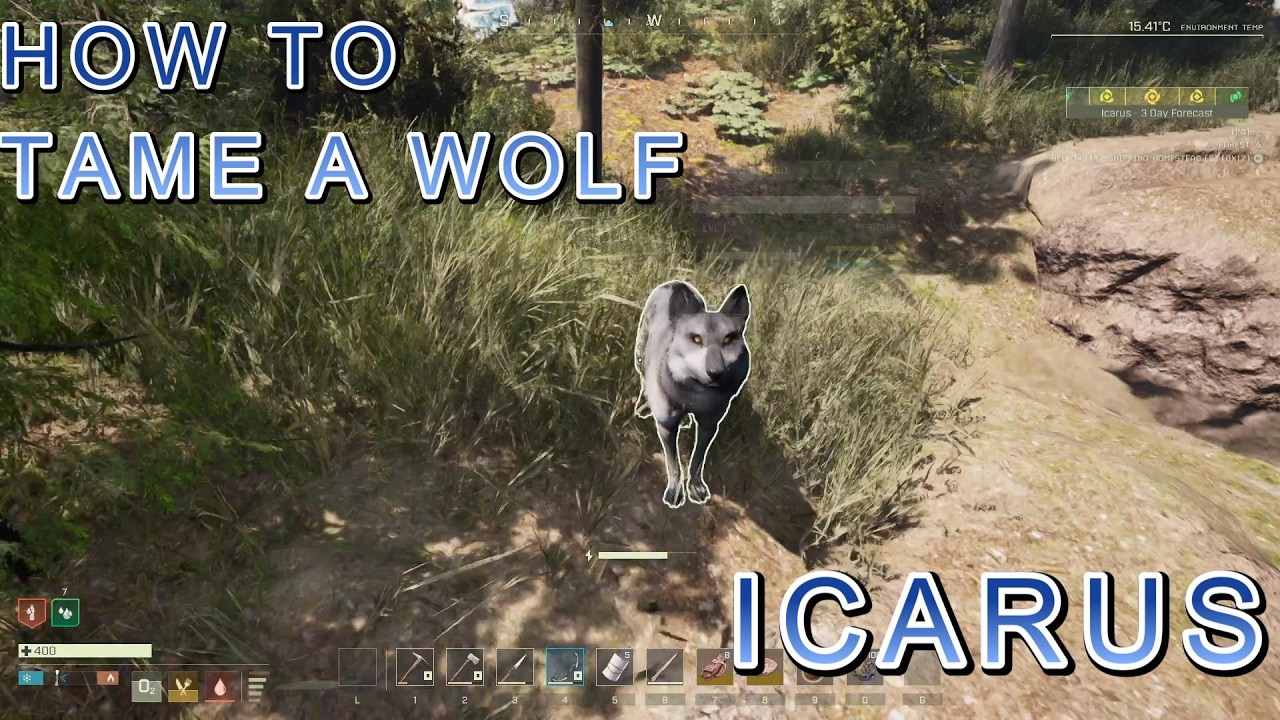 Icarus game play. How to get your first wolf.