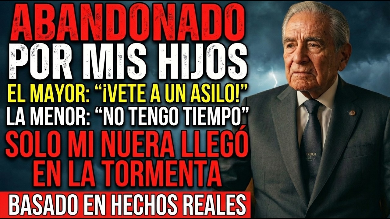 MIS HIJOS ME ABANDONARON CUANDO LO PERDÍ TODO   QUIEN ME RESCATÓ ME DEJÓ SIN PALABRAS