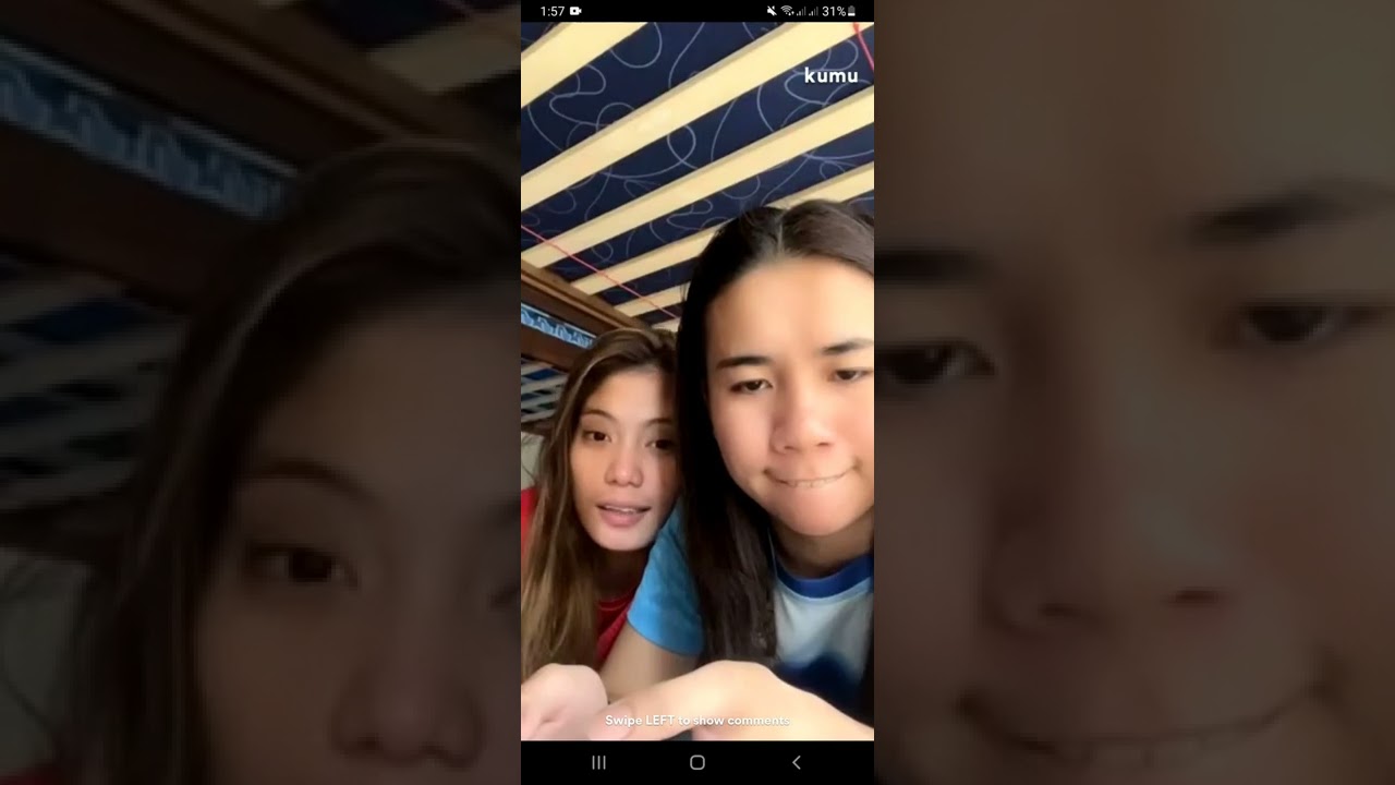 Chikahan with Trisha , shaira & ivy on KUMU live