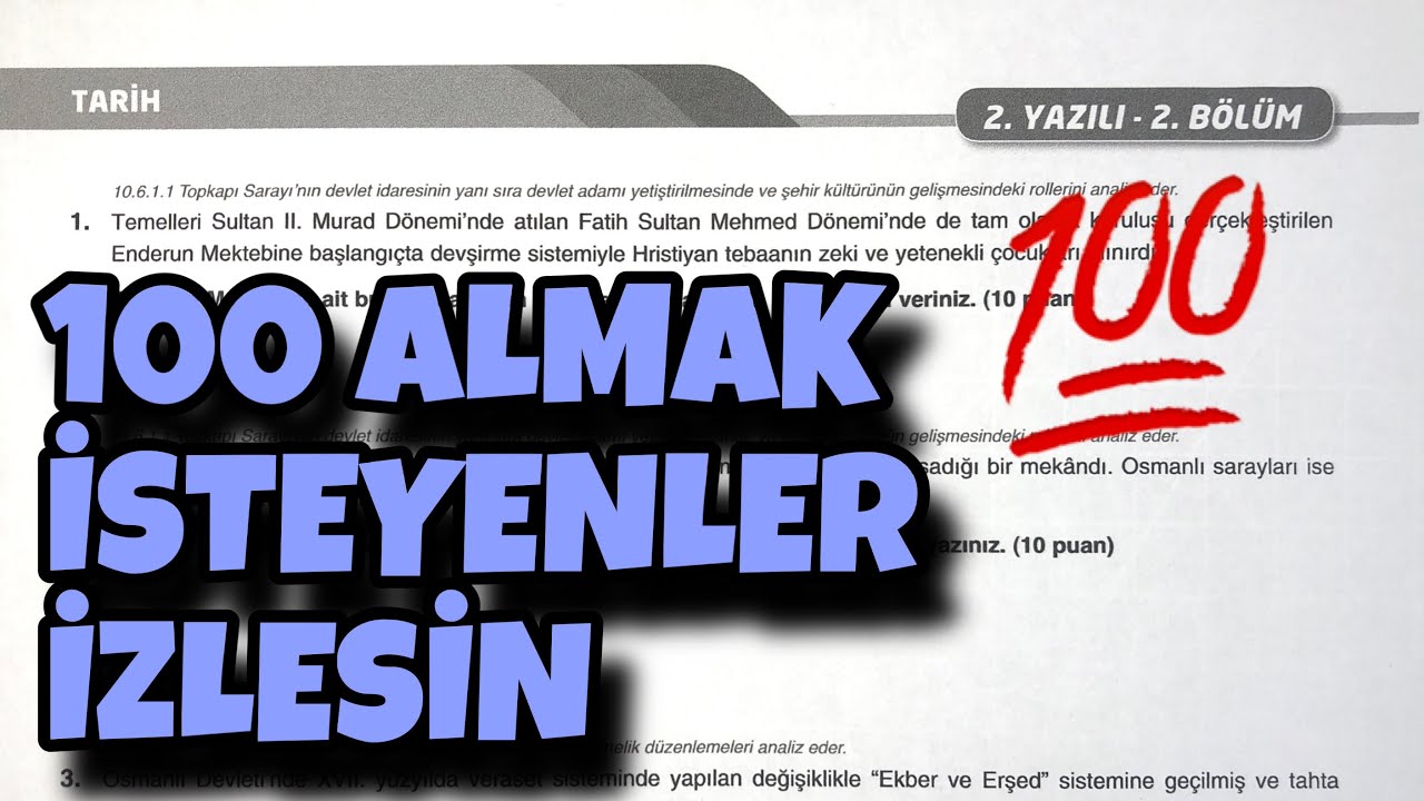 10.Sınıf Tarih 2.Dönem 2.Yazılı
