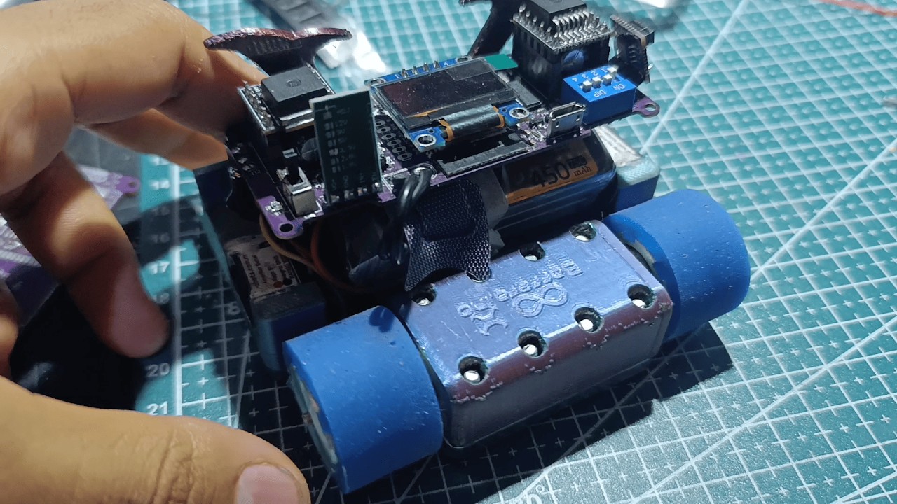 Mini sumo autónomo 500gr ensamblaje y programación