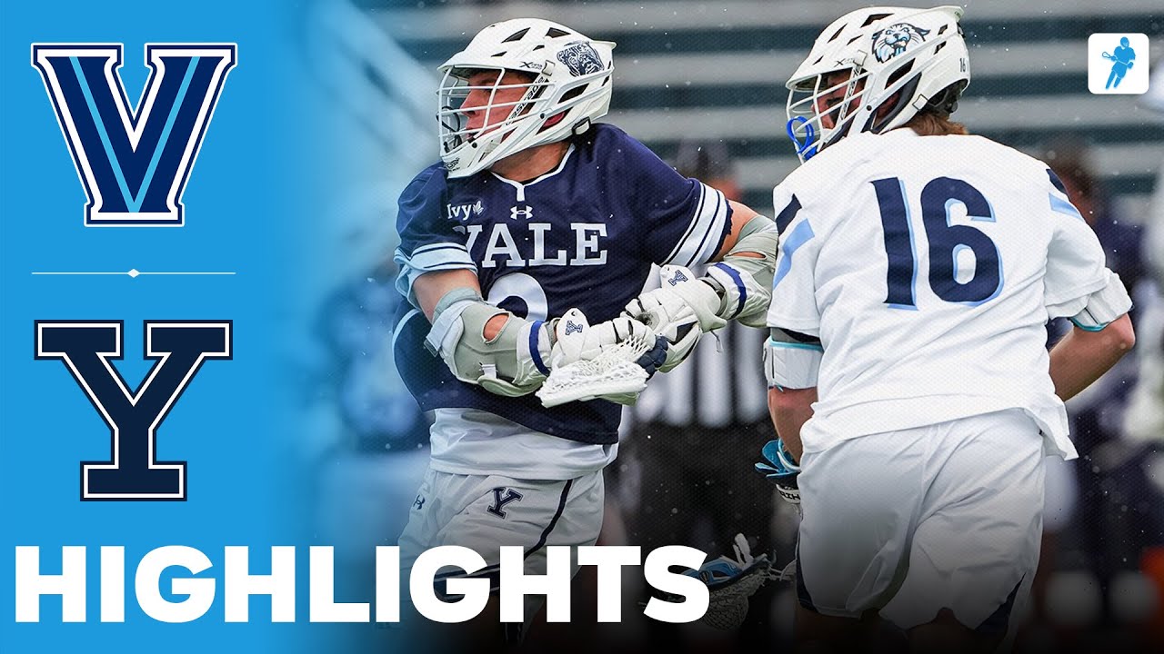 Villanova vs Yale | NCAA College Lacrosse | Highlights - February 15, 2025