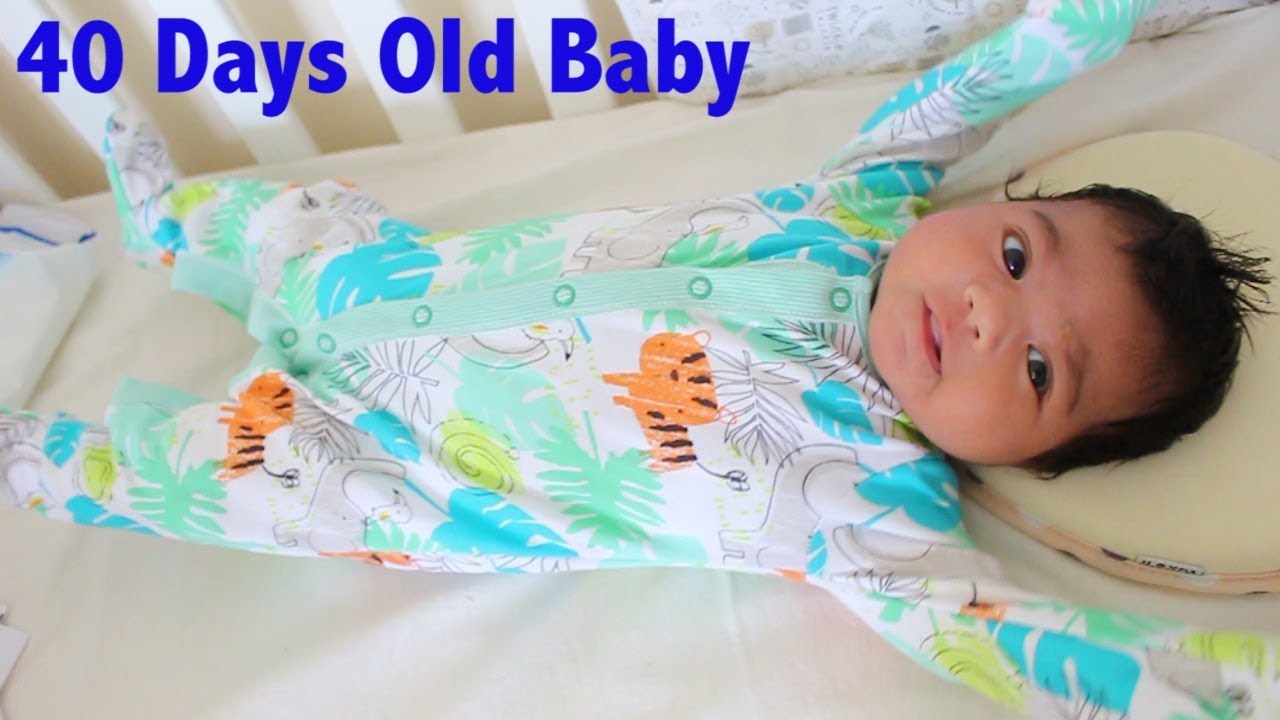 New Born Baby at 40 Days Old Development Stage Toddler Loves Little Baby Sister| Radia Tube