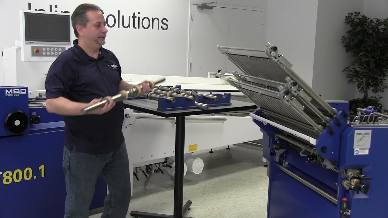 Reduced Makeready Using Preset Tooling on MBO Slitter Shafts - Demo on Legacy Folders