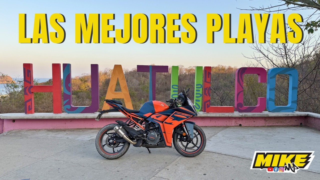 ¡Las MEJORES PLAYAS están en HUATULCO! Oaxaca en MOTO Parte 2