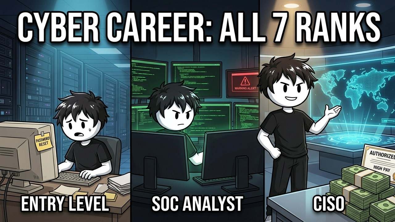 Your Life as Every Rank in Cybersecurity