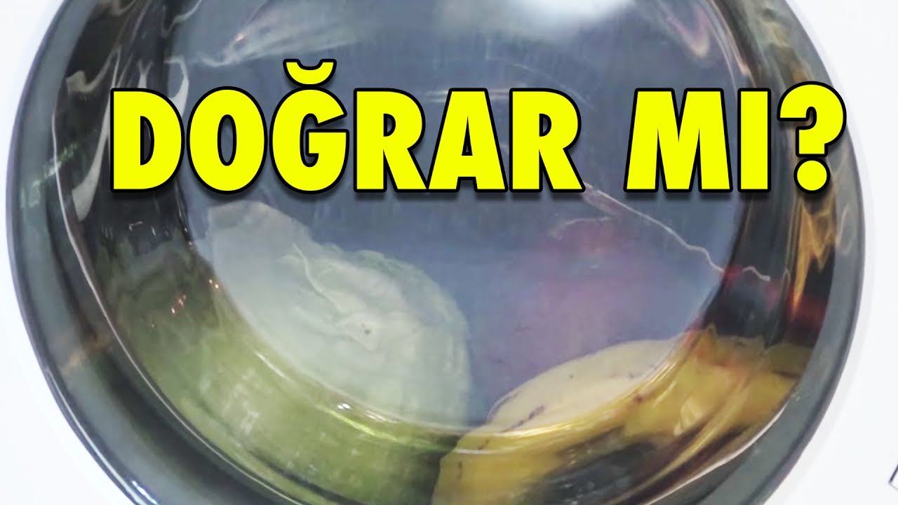 Çamaşır Makinesi Meyve Sebze Kesebilir Mi? - Bıçak Koyup Test Ettik