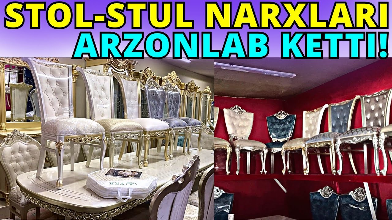 SHOHONA STOL-STUL NARXLARI 2024 | ANDIJON JAHON BOZORI | СТОЛ-СТУЛ НАРХЛАРИ