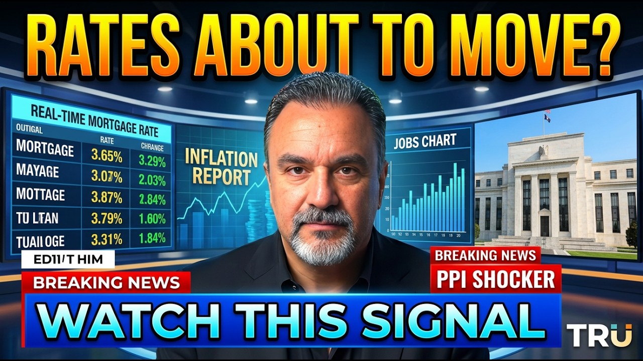 The Rate Update &mdash; Mortgage Rates About To Move? Here's The Economic Signal To Watch