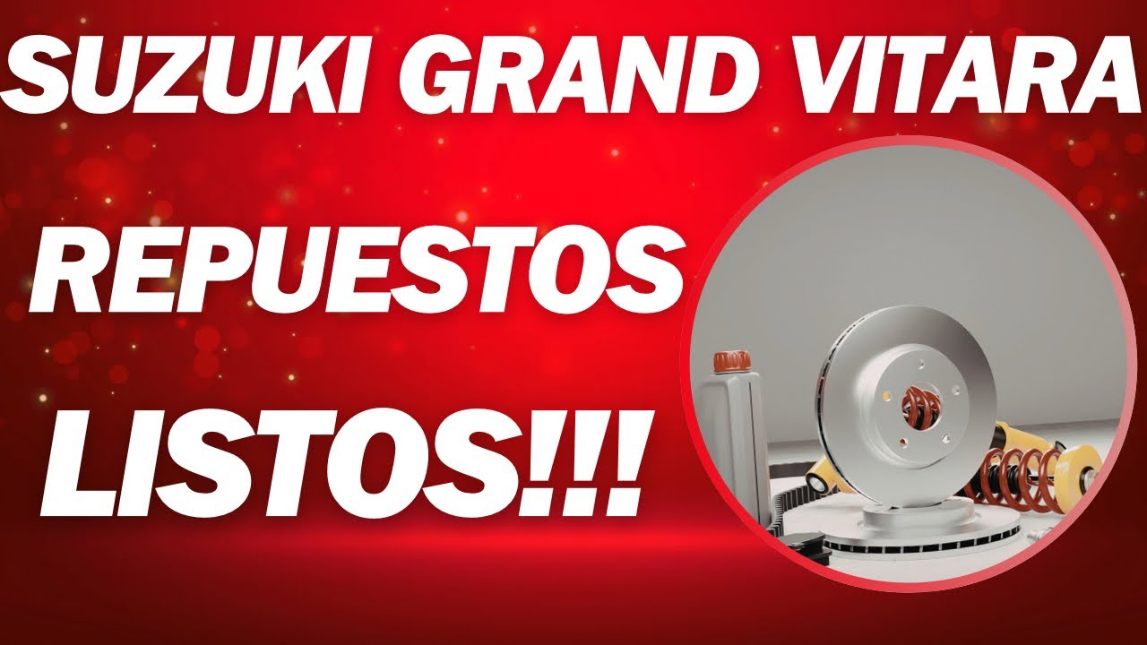 Suzuki Grand Vitara 2008 MECANICA, repuestos listos.