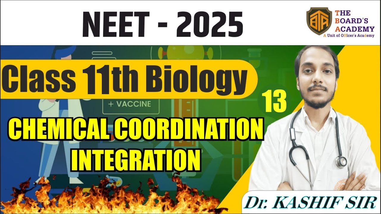CHEMICAL COORDINATION AND INTEGRATION in 1 | The Boards Academy | #biharboard #boardexam