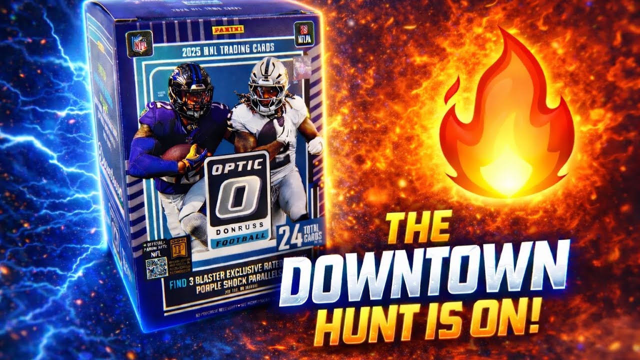 CAN WE PULL A DOWNTOWN!? 🤯🔥 | 2025 Donruss Optic Football Blaster Boxes! 