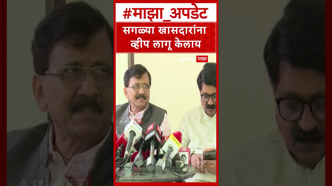 Sanjay Raut On Operation Tiger :सगळ्या खासदारांना व्हीप लागू केलाय - संजय राऊत