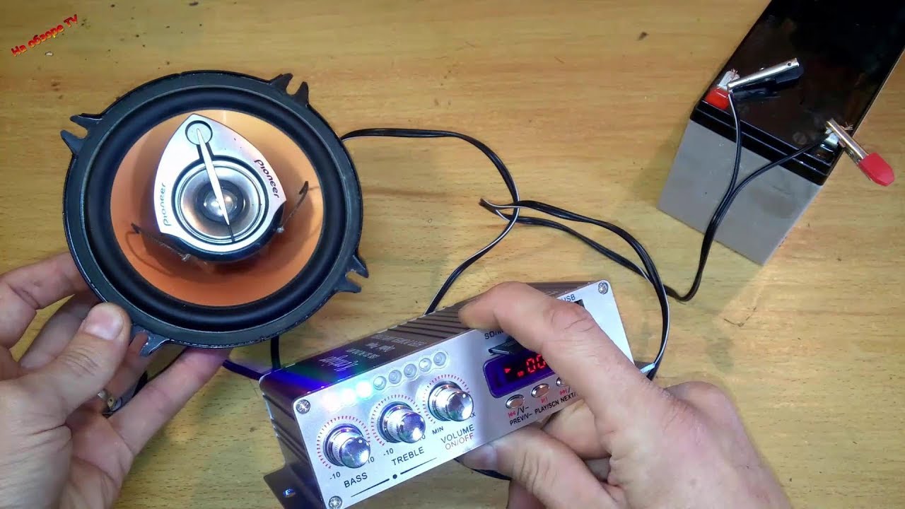 Усилитель Kentiger HY-502 USB FM | недорогой и мощный