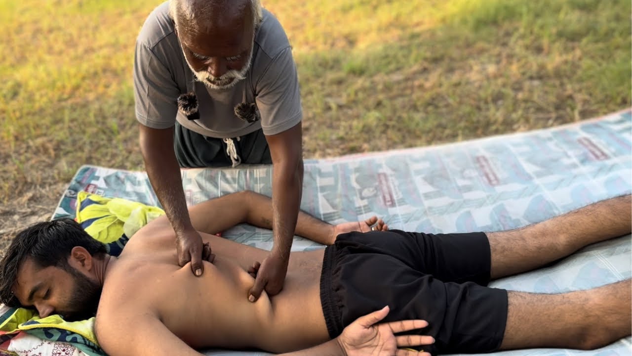 ASMR Deep Tissue Body Massage | Asmr back massage & head massage by baba kallu #asmr