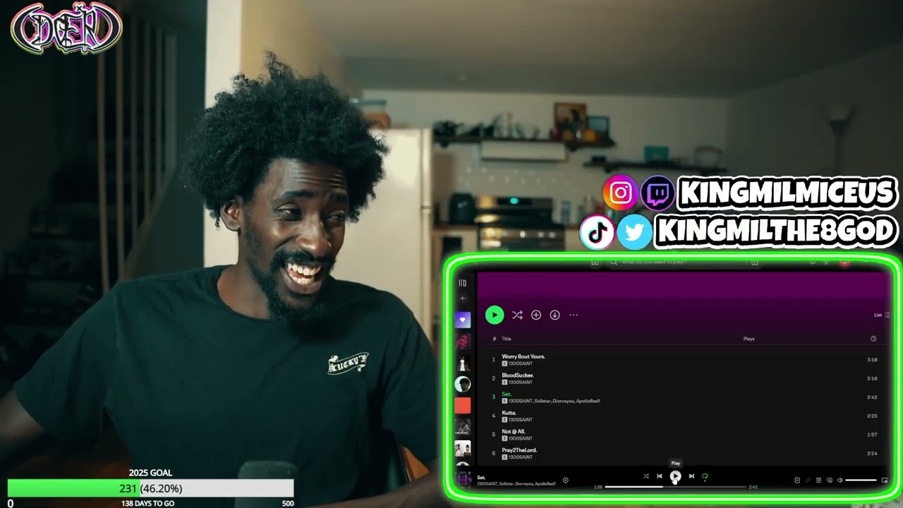 The 8 God Reacts to: 1300Saint - NewDrug. (EP)