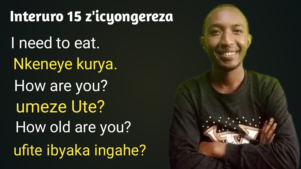 Dore Interuro 25 Zingenzi Mubuzima Ugomba Kumenya Kuvuga Mu Cyongereza