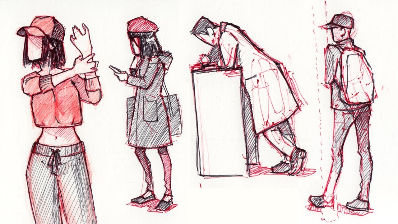 Drawing w/ Armature Nine and Coffee Shop Patrons (Day 1159)