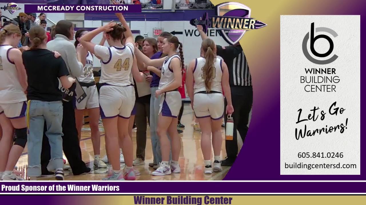 Cheyenne-Eagle Butte Lady Braves  vs Winner Lady Warriors (GBB)