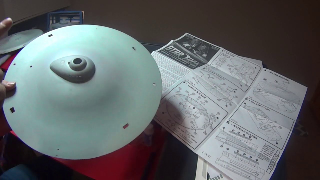 Star Trek TOS 1/350 Enterprise Build Episode 1