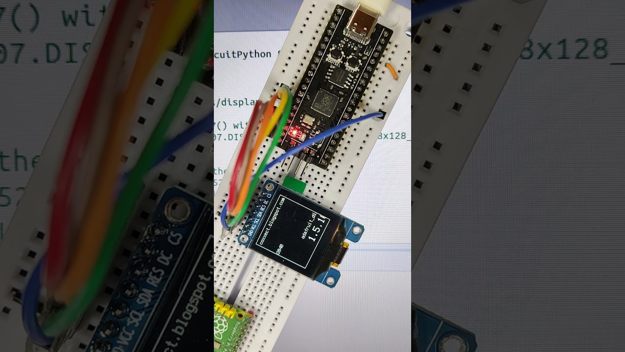 rp2040/CircuitPython display on SH1107