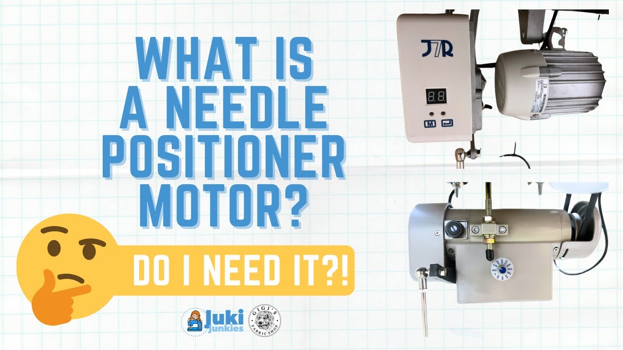 What Is A Needle Positioner Motor? (Learn about The Different Industrial Sewing Machine Motors! J7R)
