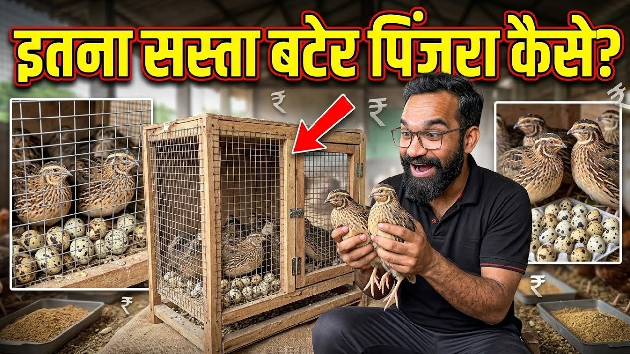 सबसे सस्ता बटेर पिंजरा | Budget Quail Cage for Beginners (Low Cost Setup)