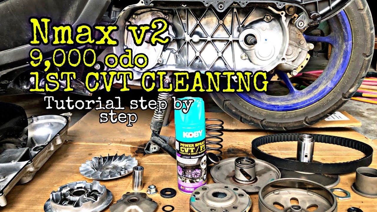 CVT CLEANING NMAX V2 (9,000 odo)(Tutorial step by step)