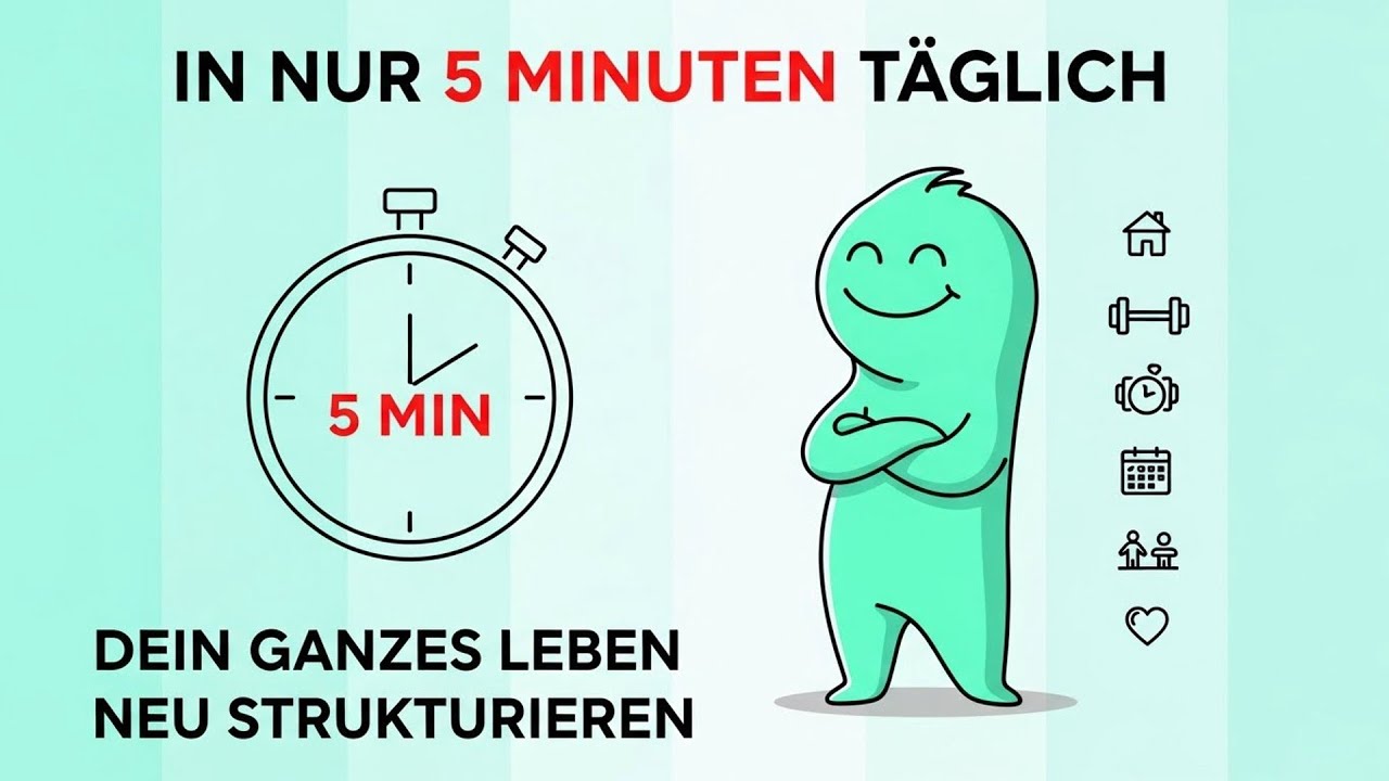 Wie du in 5 Minuten täglich dein ganzes Leben neu strukturierst