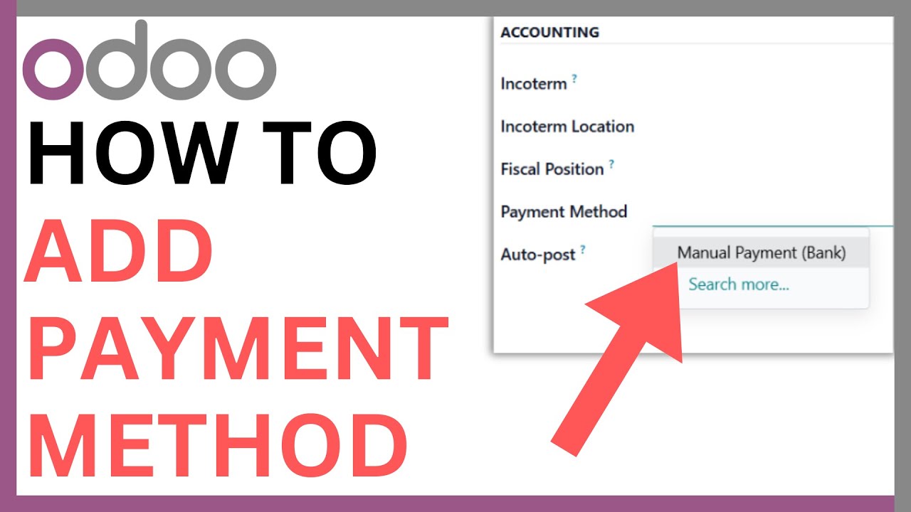 How to Add Payment Method in Odoo [QUICK GUIDE]