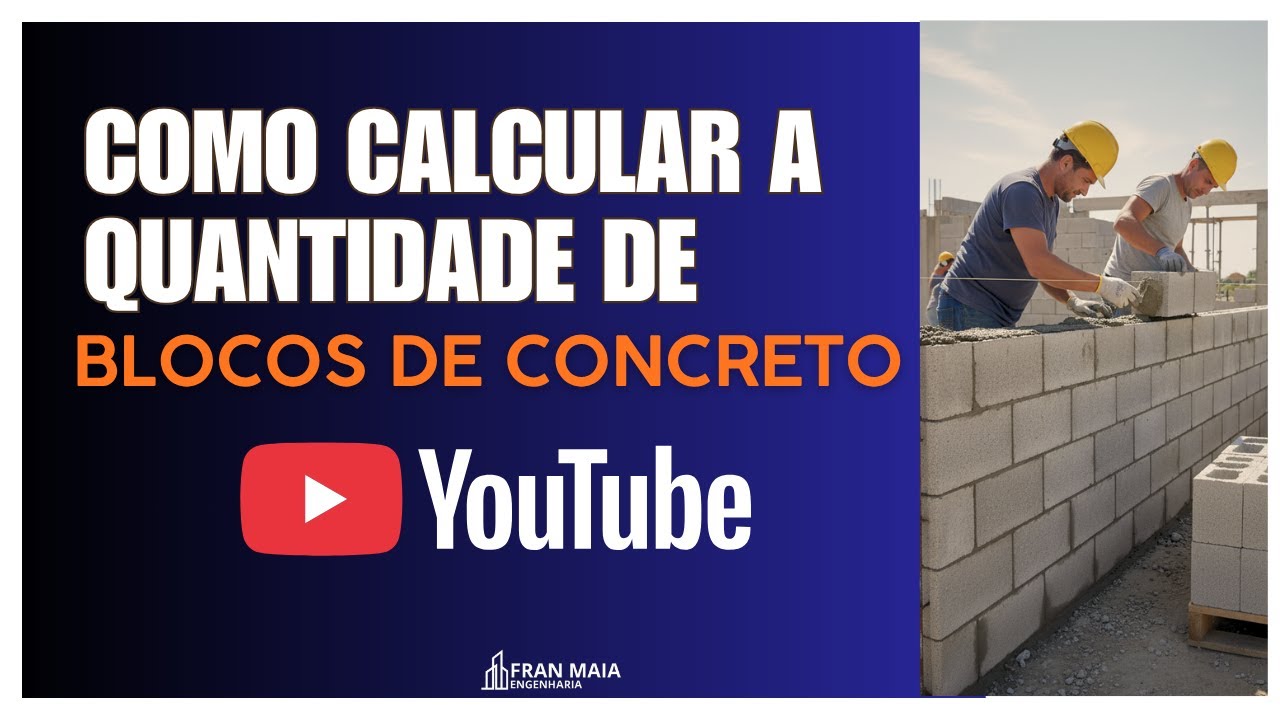 Como calcular a quantidade de blocos de concreto